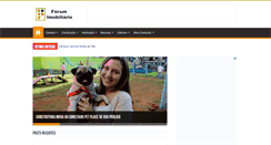 Desktop Screenshot of forumimobiliario.com.br